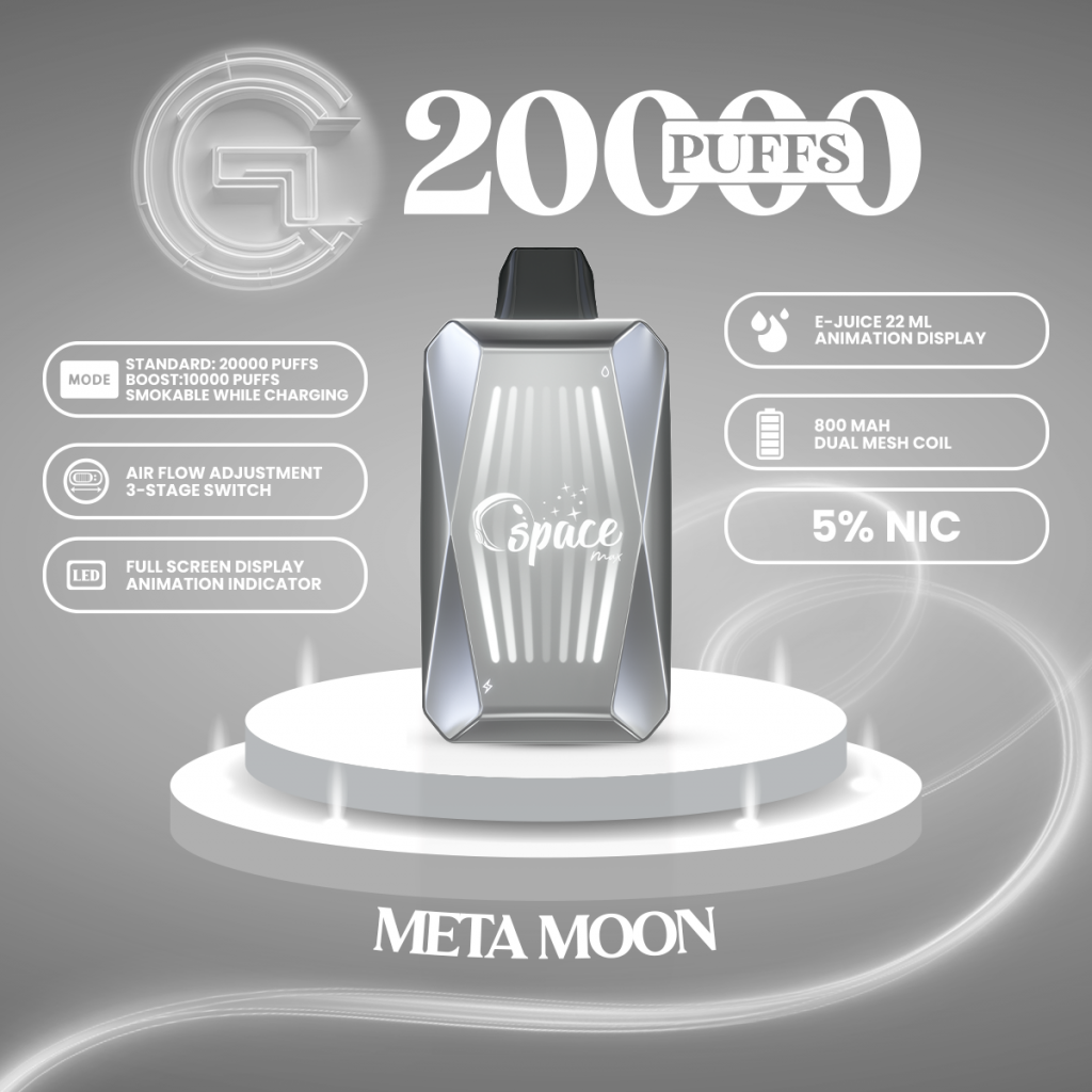 Space Max Glow 20000 Puffs Disposable Device - Storm Chaser Vape