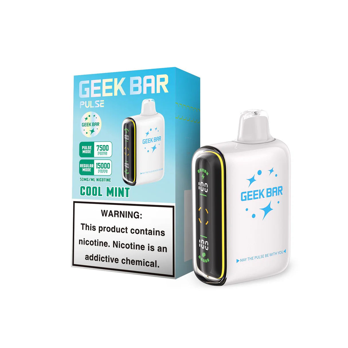 Geek Bar Pulse Full Screen 15K Puff Dual Mesh Disposable Vape